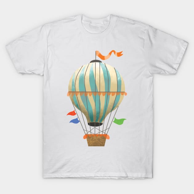 Hot air balloon T-Shirt by tfinn